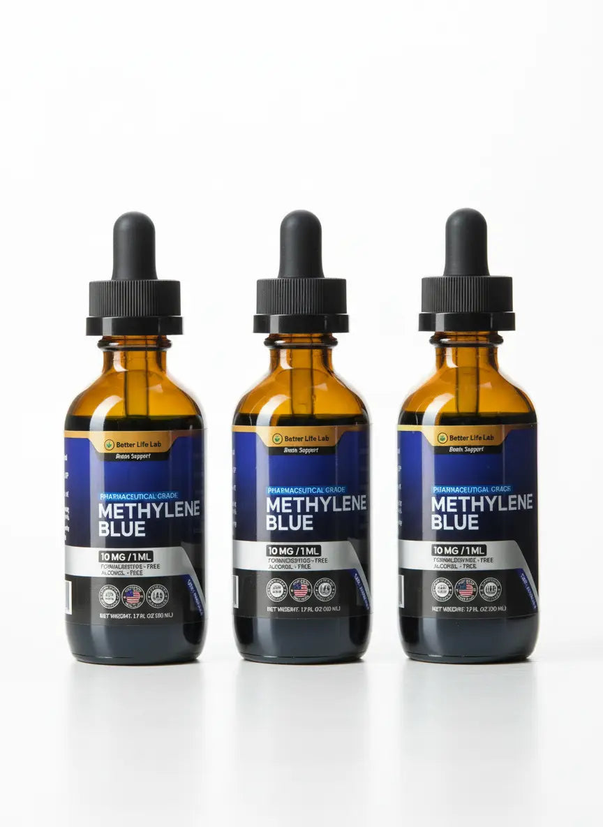 Better Life Lab Methylene Blue 3-Pack bottles