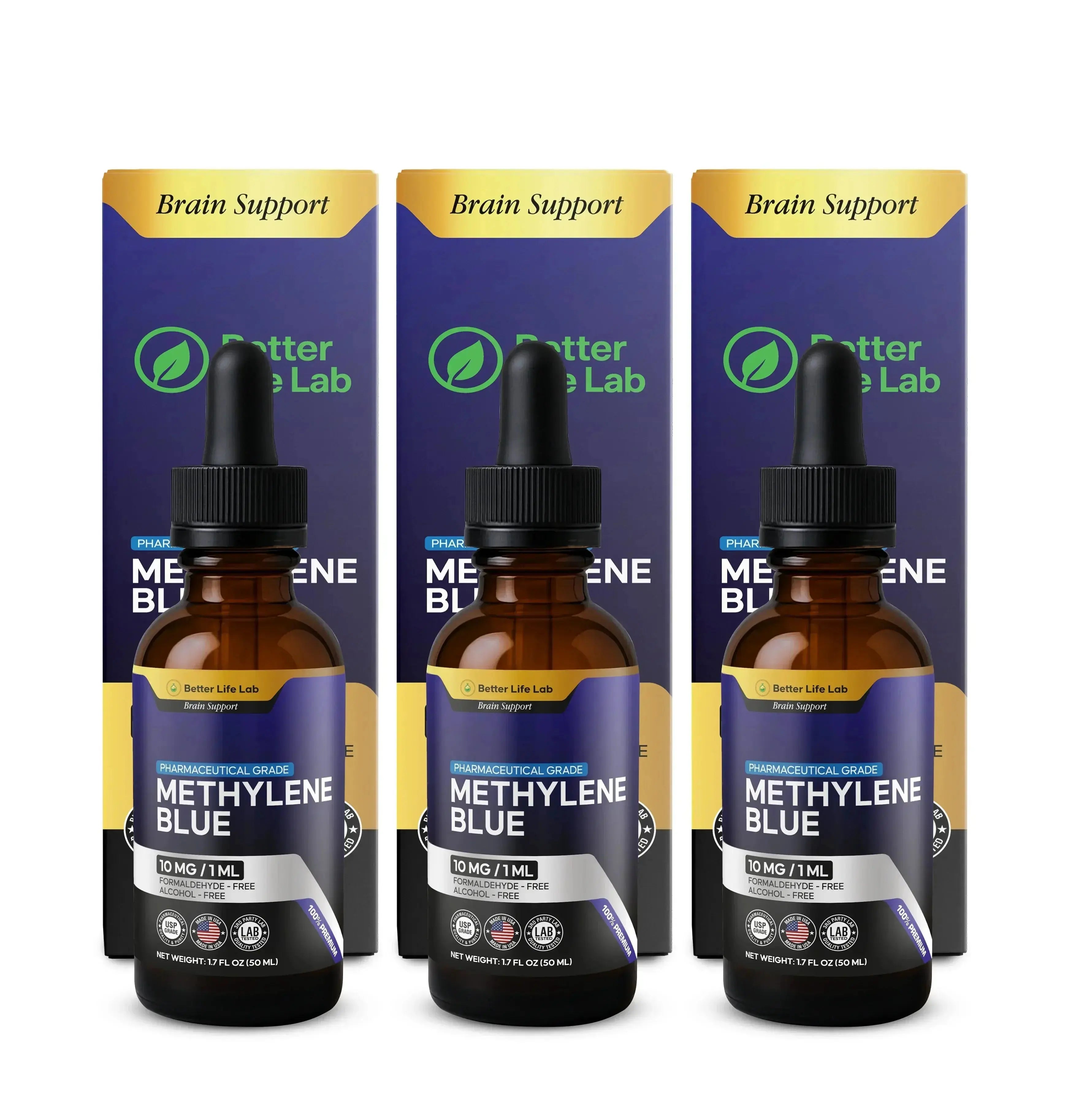 Better Life Lab Methylene Blue bottle detail